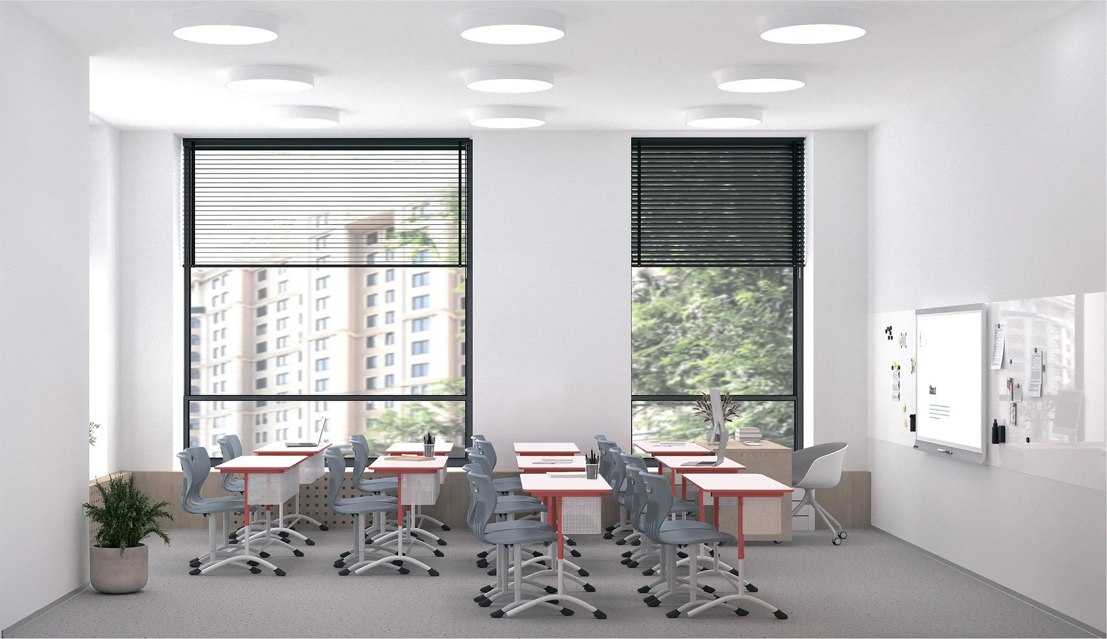 Светлый современный класс